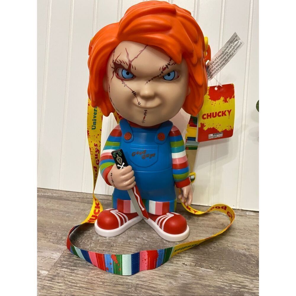 Chucky Universal Studios Good Guy Animated Popcorn Bucket NWT